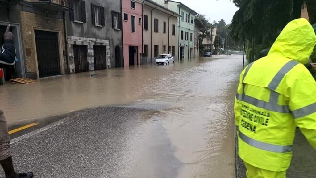 Alluvione in Italia.