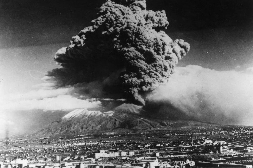 Vesuvio: eruzione del 1944.
