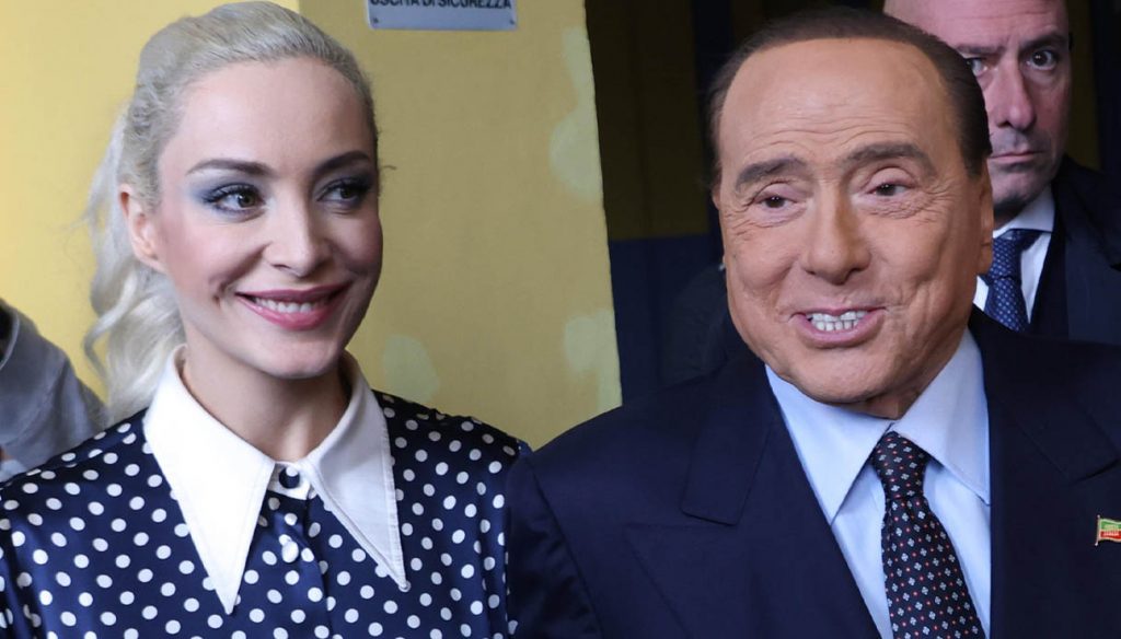 Marta Fascina e Silvio Berlusconi.